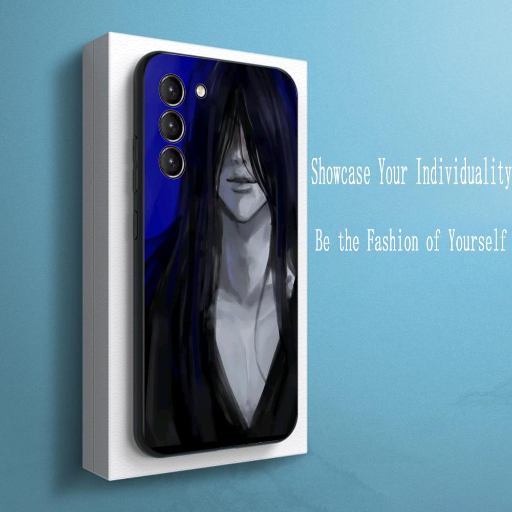 H-homi-cipher crawling anime man Phone Case For Samsung Galaxy S26 S25 S24 S23 S22 S21 Plus Ultra Note20 Soft Black