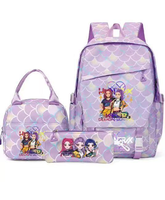 Kpop Witch Hunter Girl Group Heat Transfer Printing Schoolbag Middle And High School Large Capacity Student Casual Backpack