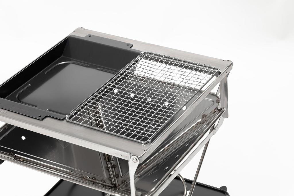 Snow Peak Grilling Net Stainless Steel Half Pro S-029HA