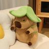 Cartoon Cute Turn Into Capybara Doll Plush Toy Kapibara Doll Children Accompany Soothing Doll