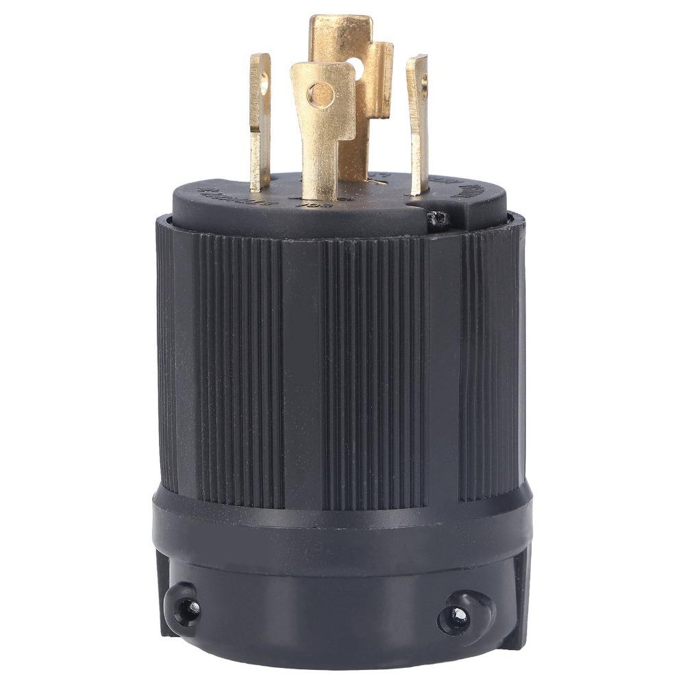 Адаптер-вилка 30А 277-480В 4-контактная промышленная вилка с блокировкой Адаптер с фиксацией Вилка с блокировкой Питание генератора