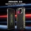 Ulefone Armor 22 Rugged Phone ,16GB (8GB+8GB) RAM ,128GB ROM , Android 13 NFC 64MP 4G Smartphone