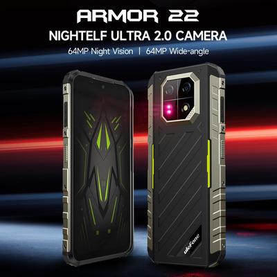 Ulefone Прочный телефон Armor 22, 16 ГБ (8ГБ+8ГБ) Оперативная память, 128 ГБ ПЗУ, смартфон Android 13 NFC 64MP 4G