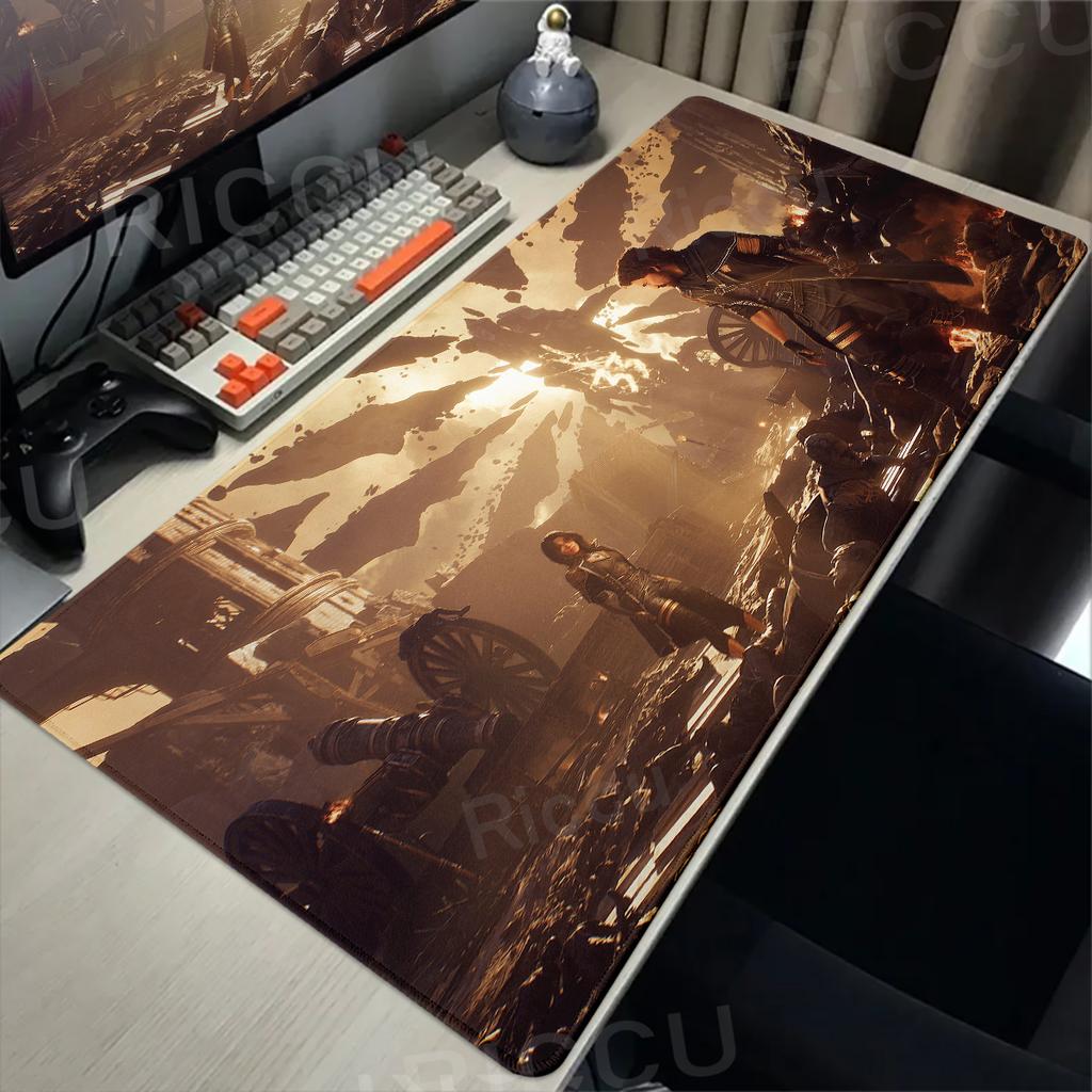 Clair Obscur Expedition 33 Mouse Pad XXL Keyboard Mousemat stitch Mouse pad Desk Mats Gaming PC Accessorie 90x40cm E-Sports Mat