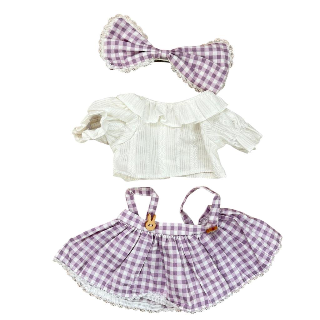 AXLUCE Linabelle, Gelatoni, Stella Lou, Cookie Ann, Size S Plush Clothes, Costumes (Purple) (Plush Clothes Not Included)