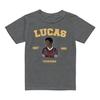 TV drama Stranger Lucas Retro Cartoon style graphics 100Cotton Tshirt unisex Vintage Short Sleeve Mens shirt Streetwear