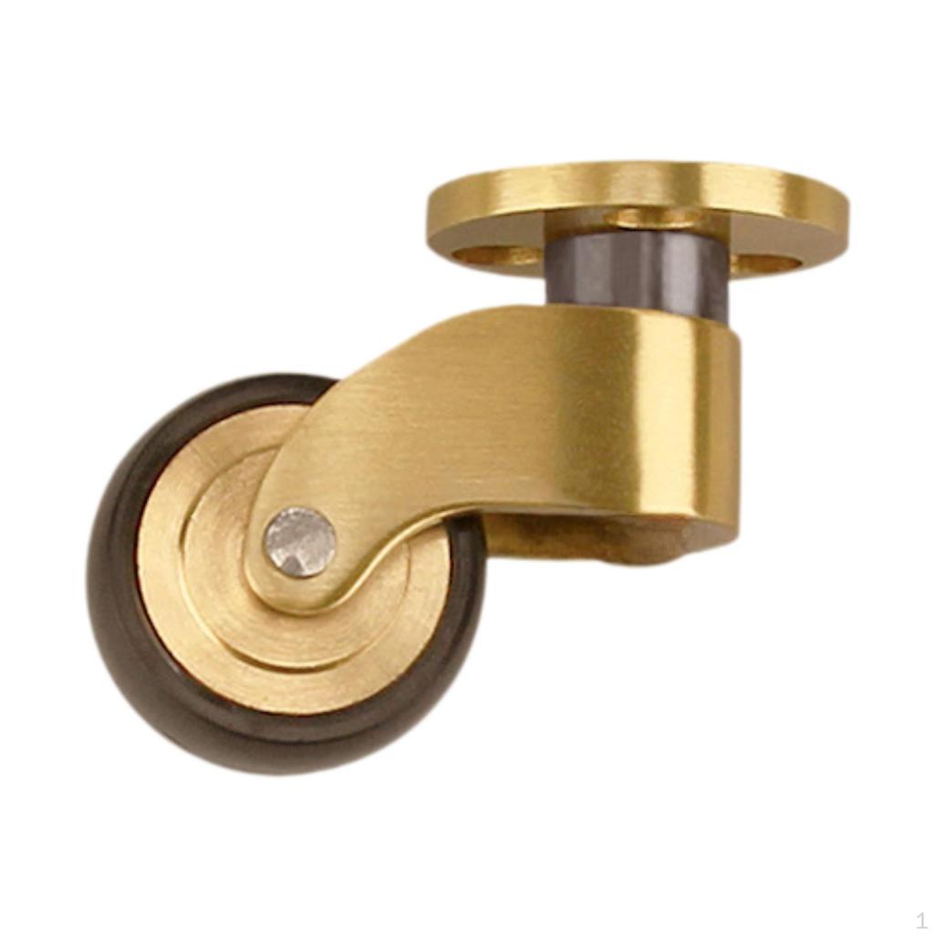 Колеса для мебели с поворотным роликом Heavy Duty Brass