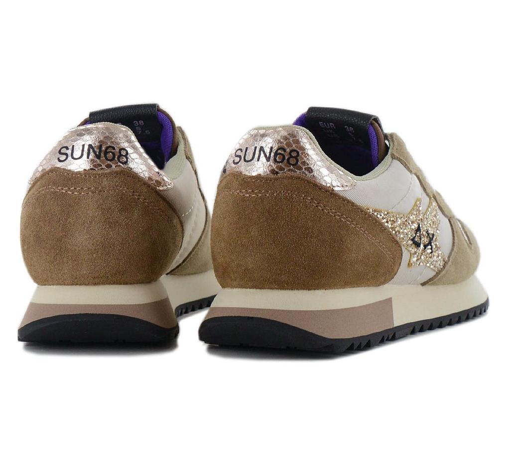Sun68 Stargirl Glitter Logo - женские кроссовки бежевые Z44210-16 ОРИГИНАЛ