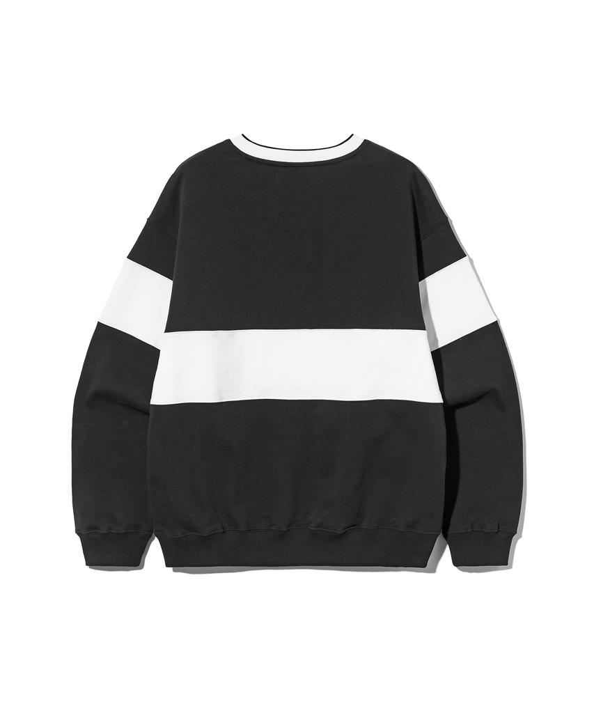 UCLA Unisex Sports 1919 Ucla Color Block Sweatshirt [Black] (Ub9Lt46)