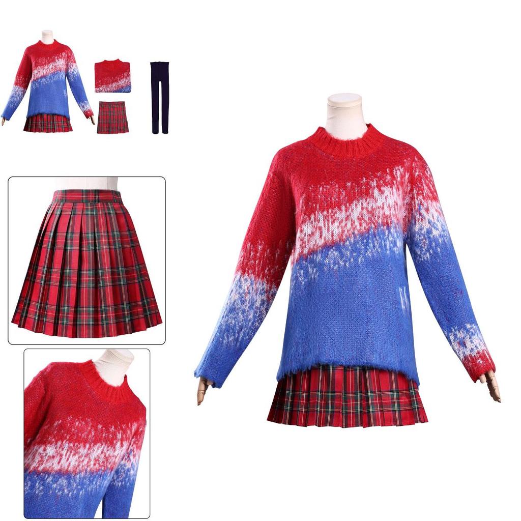 Косплей-платье персонажа Семейки Аддамс 2 из полиэстеровой ткани для ролевых игр в играх и аниме