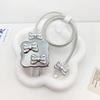 Rhinestone Heart Bear Charger Cover Set for Apple 18/20 EU/US - 5 Pieces