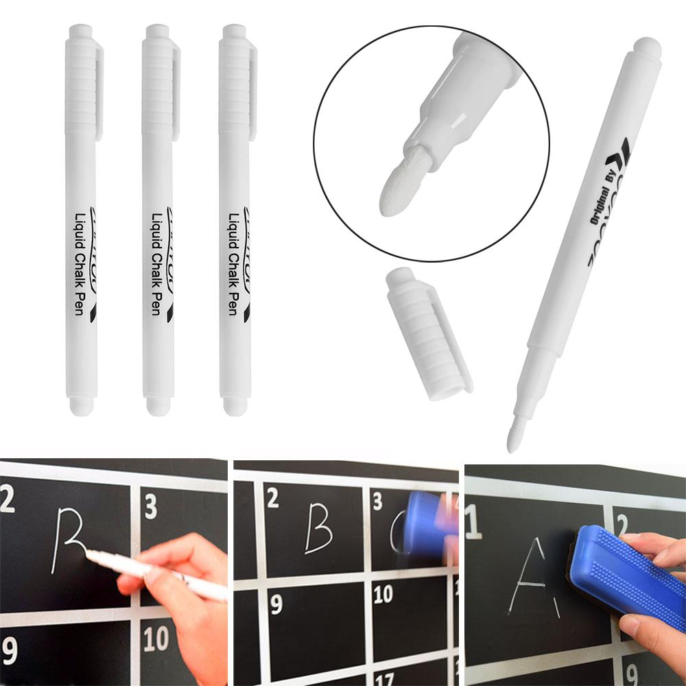 Writing Metal Plastics Blackboard Glass Pen White Liquid Chalk Chalkboard Marker