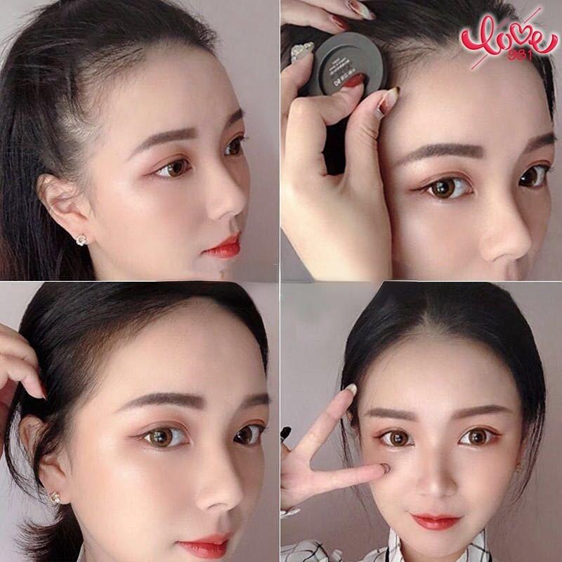 Тени для обрезки линии волос, водостойкая натуральная заливка, восстановление волос на лбу, артефакт, ретушь, теневые пудры для бакенбардов