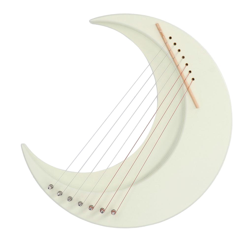 7-струнная лировая арфа профессиональная портативная традиционная классическая струнная лира в форме луны