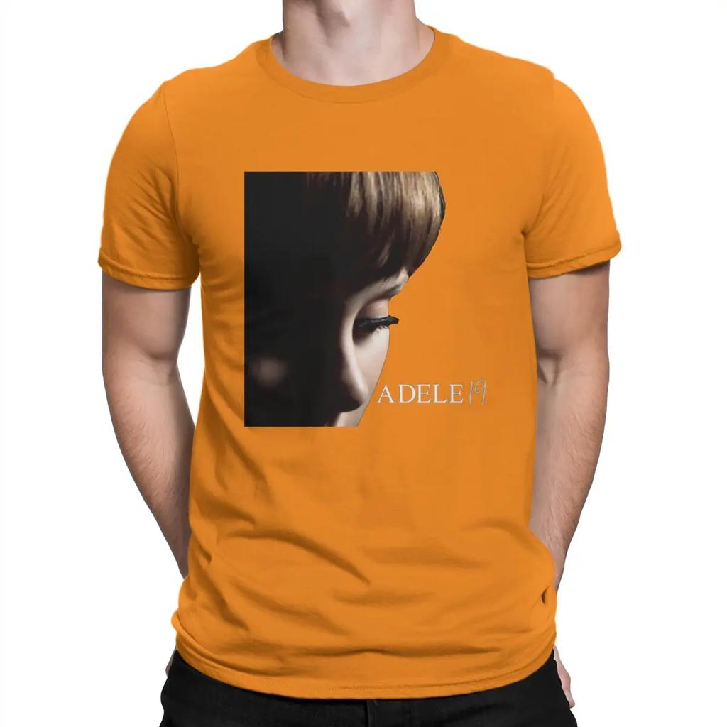 Fan Men T Shirts A-Adele Singer Cool Tee Shirt Short Sleeve Crew Neck T-Shirts Pure Cotton Gift Idea Clothing