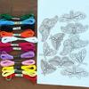 Водорастворимая трансферная бумага DIY вышивка поделки бумага с иглой и ниткой DIY вышивка рукоделие швейные аксессуары