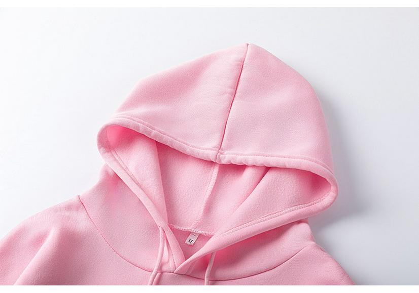 2024 Women's Fleece-Lined Sunset Print Hoodie with Kangaroo Pocket & Drawstring