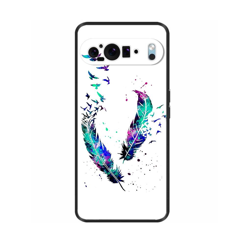 Чехол для телефона Google Pixel 9 / Pixel 9 Pro XL Милые цветы Расписанные Силиконовые задние крышки для Google Pixel 9 Pro XL Fundas Shell