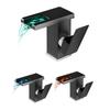 LED Luminous Faucet Waterfall Water Temperature Control Discoloration Three-Color Color Changing Washbasin Bathroom Sink Mixer Tap