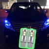 Alphard 10 серии/20 серии/Vellfire 20 серии Применимые/Совместимые светодиодные габаритные лампы T10 Wedge 9 SMD Small Lamp Ice Blue Toyota 20 Vellfire/20