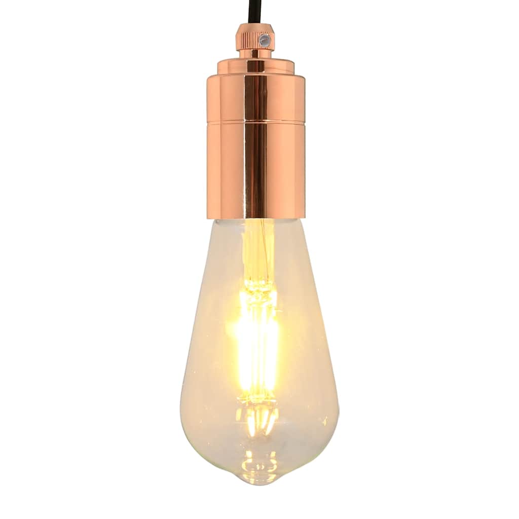 Lamp Holder Set 2 pcs Rose Gold E27