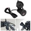 DC12V 24V Motorcycle USB Port Power Charger Socket Outlet with LED+Switch(DC12 24V )