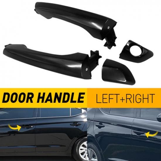 Exterior Door Fits Front Left+Right Handle 2017- Fit Elantra Hyundai Sedan