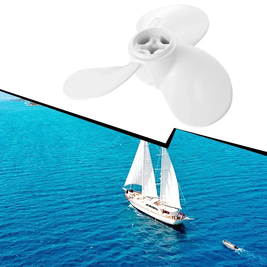 1pc #7 1/4 5-A Outboard Motor Propeller Aluminum Alloy 3 Blades Marine Propeller For Yamah 2 Horsepower For 3.5 For HP