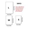 Xiaomi 30Pcs Holographic Ziplock Bag Resealable Laser Plastic Sealable Bags Jewelry Food Candy Gift Small Bussiness Packaging