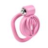 Male ABS Pink Bird Cage Chastity Lock SM Manual Dog Slave Bondage Adult Alternative Sex Toys
