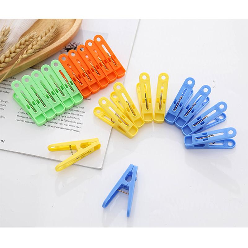 Простота пружинный зажим прищепки пластиковые сушилки красочные для бельевых веревок зажимы для белья удобные