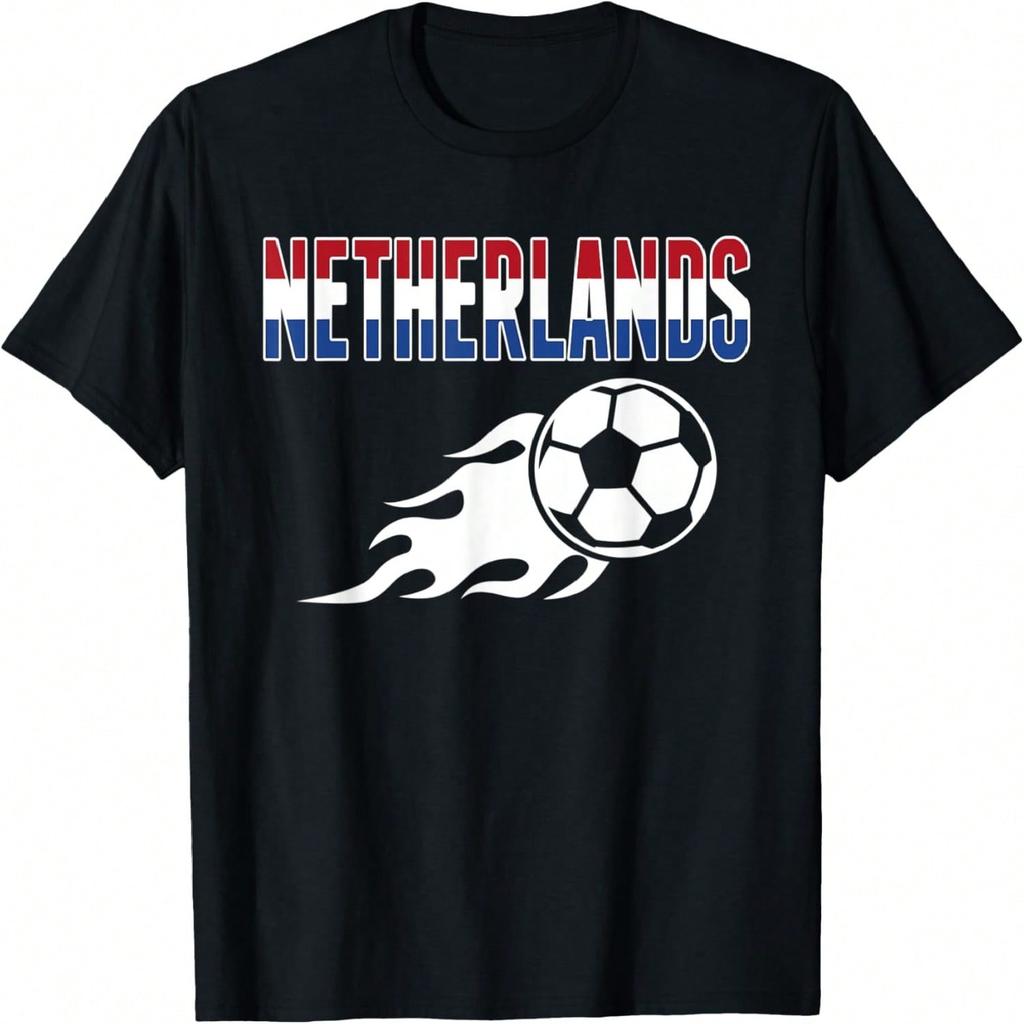 Netherlands Soccer Fans Jersey - Dutch Flag Football Lovers T-Shirt