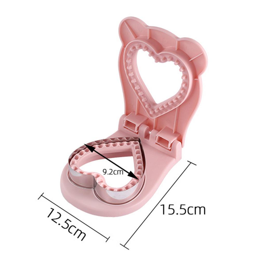 Uncrustables Sandwiches Cutter Sealer WIth Heart-Shape Crustless Bread Sandwiches Sealer Kitchen Accessories