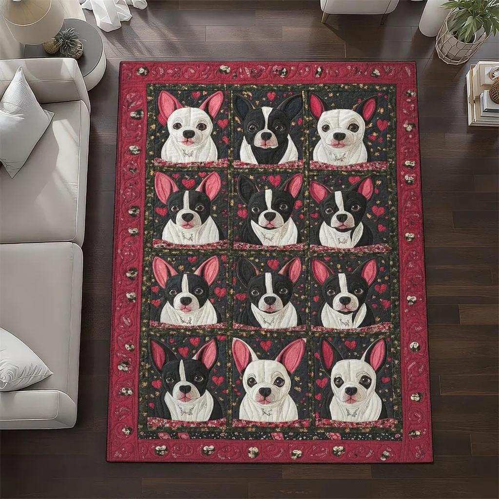 Cartoon Black Cat Print Carpet Dog Highland Cow Decorative Door Mat Entrance Living Room Bedroom Festive Atmosphere Rug