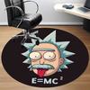 1 шт. Круглый ковер Rick and Morty для офиса, под офисные стулья, спальни, гостиной, домашний декор, декорирование комнаты, доступен в различных размерах
