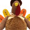 Plush Turkey Decoration Thanksgiving Decor Soft Cute Doll Ornament Stuffed Toy for