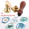 DIY Craft Metal Seals Stamps Printing Wax Sealing Stamp Paint Seal Scrapbooking Wax Copper Head