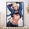 Cammy Сексуальная обнаженная картина настенное искусство без цензуры сиськи мультфильм горячая девушка большая задница HD холст постер домашний декор живопись настройка