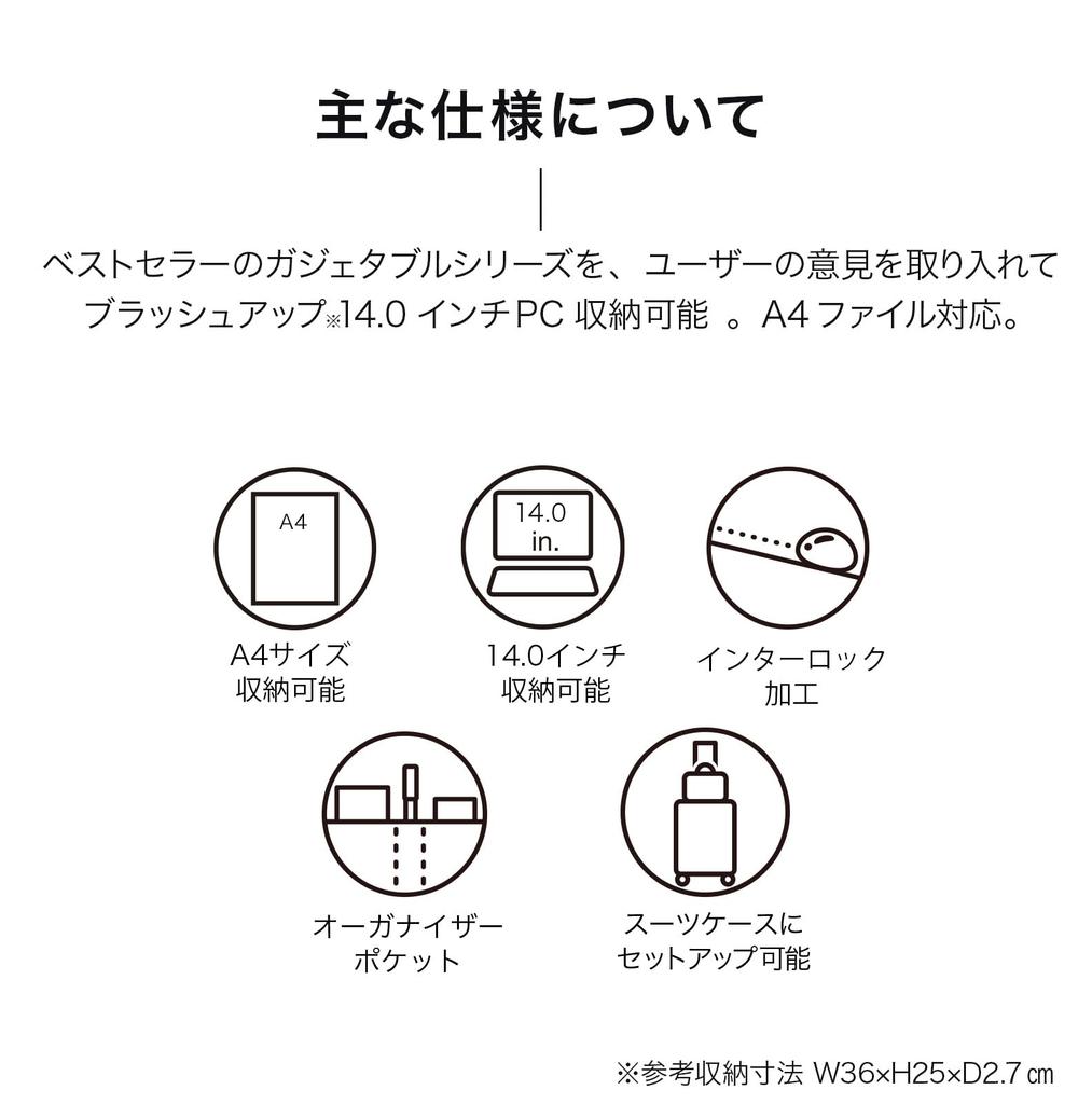 Ace Gene GADGETABLE R Business Backpack, 15L20L, 68007