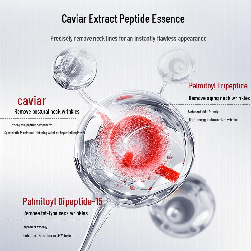 Deliiston Икорный полипептидный роллер-крем для шеи