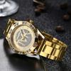 Women Crystal Diamond Watches Luxury Brand Gold WristWatch Stainless Steel Women's Watch Clock Leisure Reloj Mujer TVK
