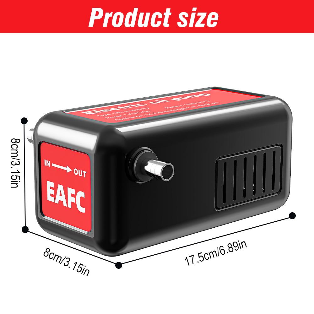 21V 140W Portable Oil Pump Rechargeable Electric Oil Transfer Extractor High Power Fuel Suction Pump