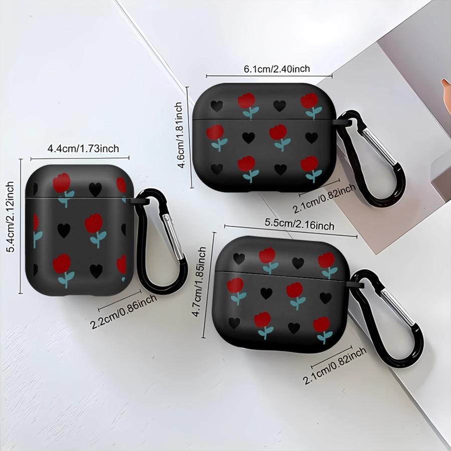 Чехол для наушников Cover Case Для Airpods 1 3 4 Pro2 2 Pro Pro3 Милый Цветок