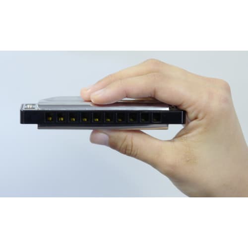 TOMBO 10-Hole Harmonica In D, Major Boy 1710