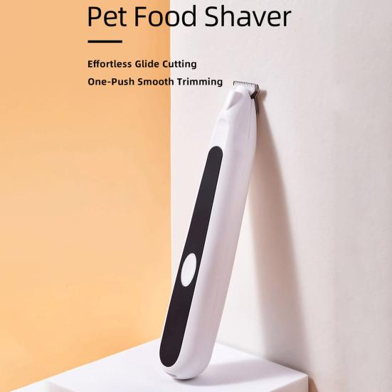 Триммер для лап собаки Низкий уровень шума Широкое лезвие Триммер для лап питомца Беспроводные электрические машинки для стрижки питомцев для лап, ушей, морды, задней части