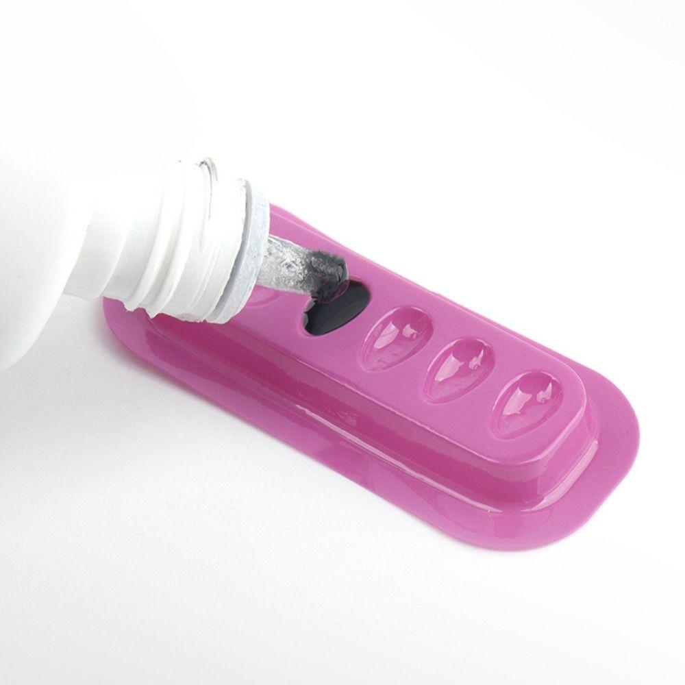 100PCS Adhesive Eyelash Glue Pallet Strip Shaped Plastic Gasket Palett Lash Adhesive Stand Pads