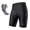 Men"s Padded Bike Shorts Breathable Quick Dry Elastic Cycling Shorts with Pockets