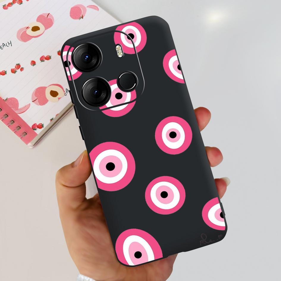 Чехол для Tecno Spark Go 2023 Модный Черный Силиконовый Мягкий Чехол для Телефона Для SparkGo 2022 Spark 6Go 2020 Задняя Крышка на Spark 8C Funda