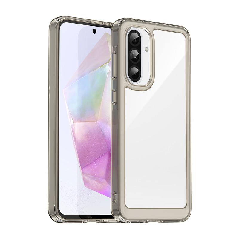For Samsung Galaxy A56 5G Case For Samsung A06 A16 A36 A56 Cover Colorful Soft Edge Silicone Transparent Bumper For Galaxy A56