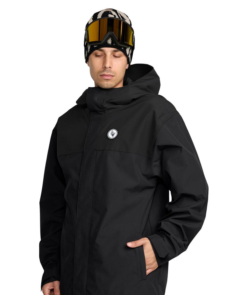 Мужская куртка Volcom Buck-Three-Eighty (черный)